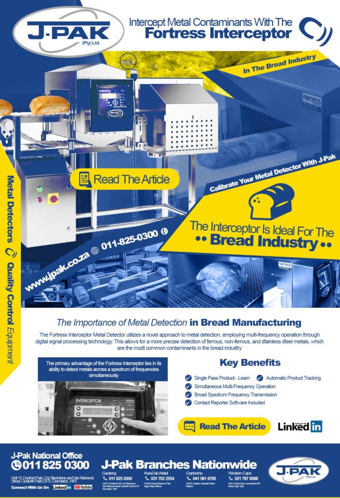 Intercept Metal Contaminants In Bread With The Fortress Interceptor