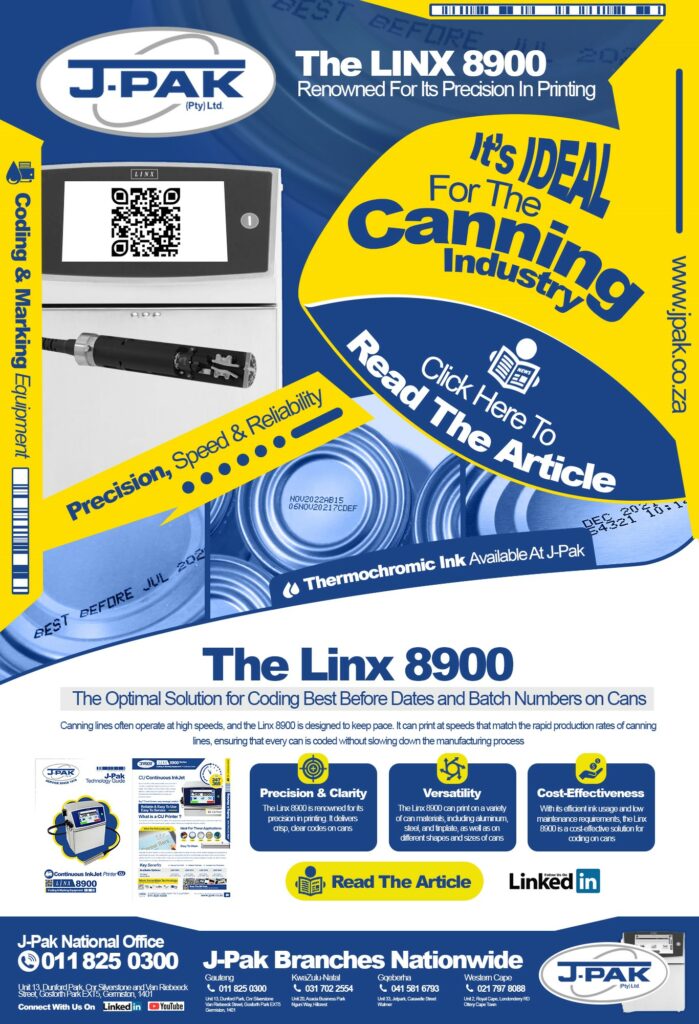 LINX 8900 In The Canning Industry